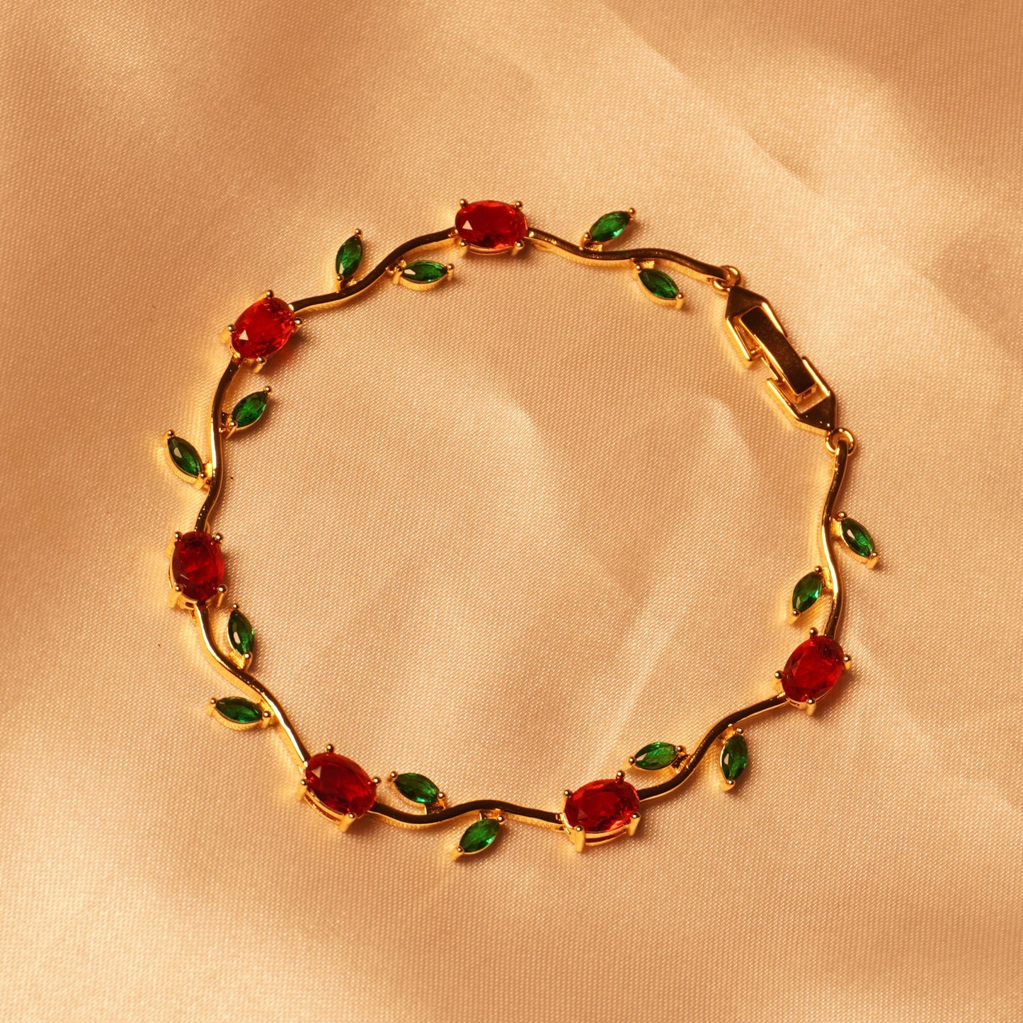 Ruby Vine Bracelet