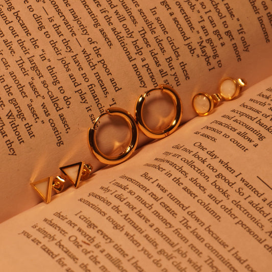 Lucky Charm Trio Earrings Set